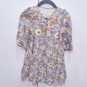 Zara floral dress